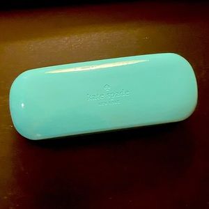 Kate Spade Teal eyeglass case Wink Wink